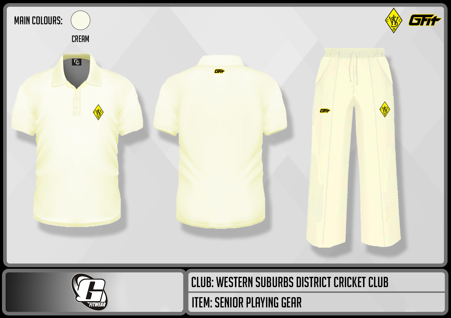 Shop Clothing Western Suburbs District Cricket Club